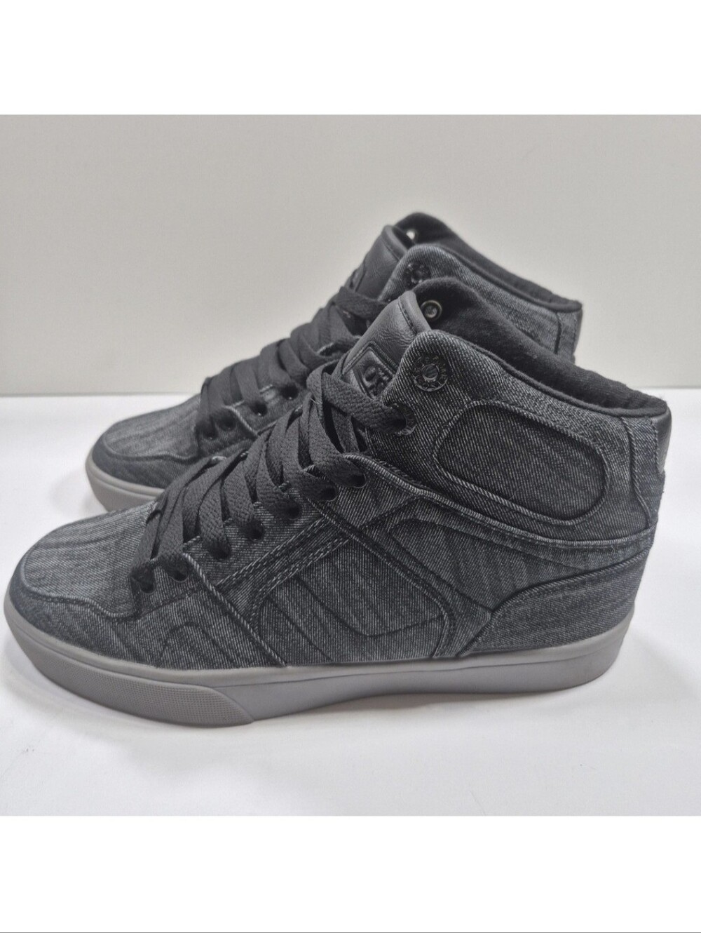 Osiris NYC 83 VLC DCN Shoes Denim Gray Men Size 8.5 High Top 1336264